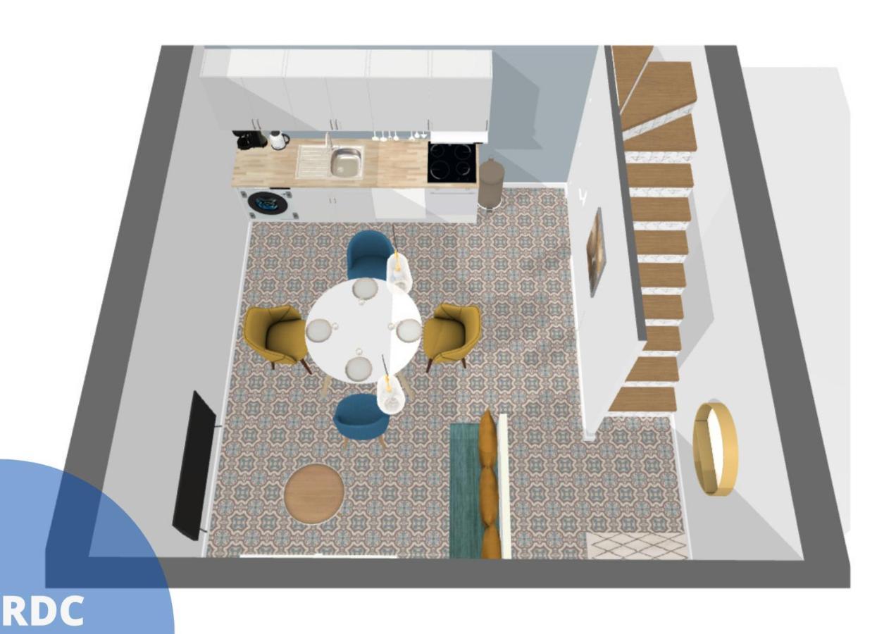 *Maison Bel-Etage-Netflix-Wifi-Coeur De Ville* Appartement Kamerrijk Buitenkant foto